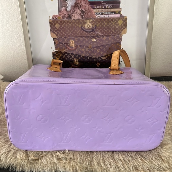 (Painted) Louis Vuitton Monogram Vernis Houston lavender - Picture 4 of 13